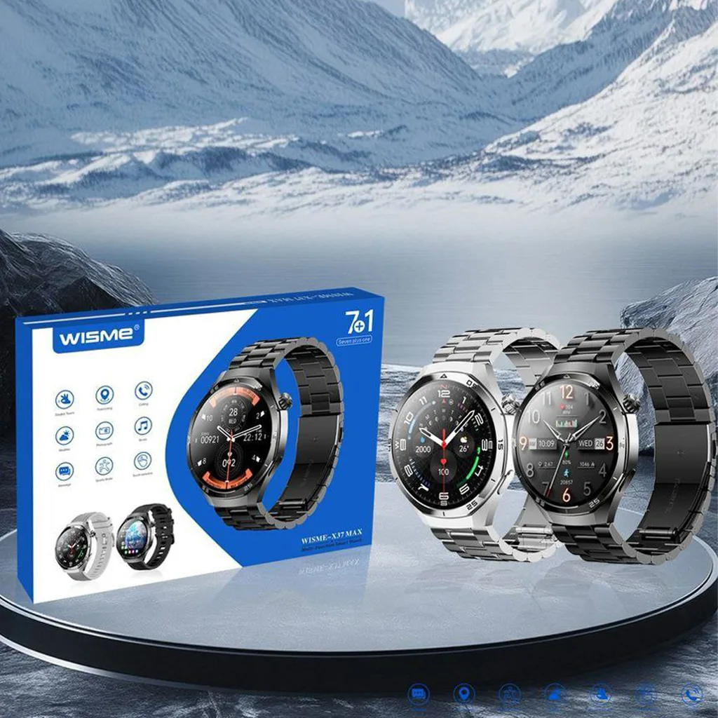 ساعت هوشمند صفحه گرد مدل WISME-X37 MAX