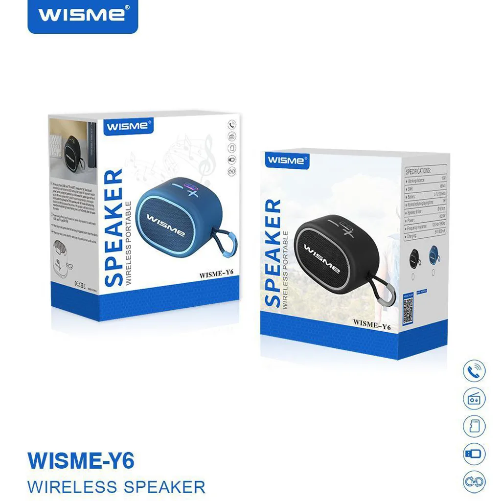 اسپیکر بلوتوثی قابل حمل مدل WISME-Y6
