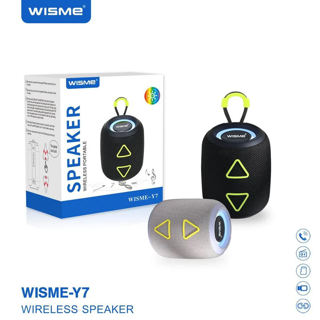 اسپیکر بلوتوثی قابل حمل مدل WISME-Y7