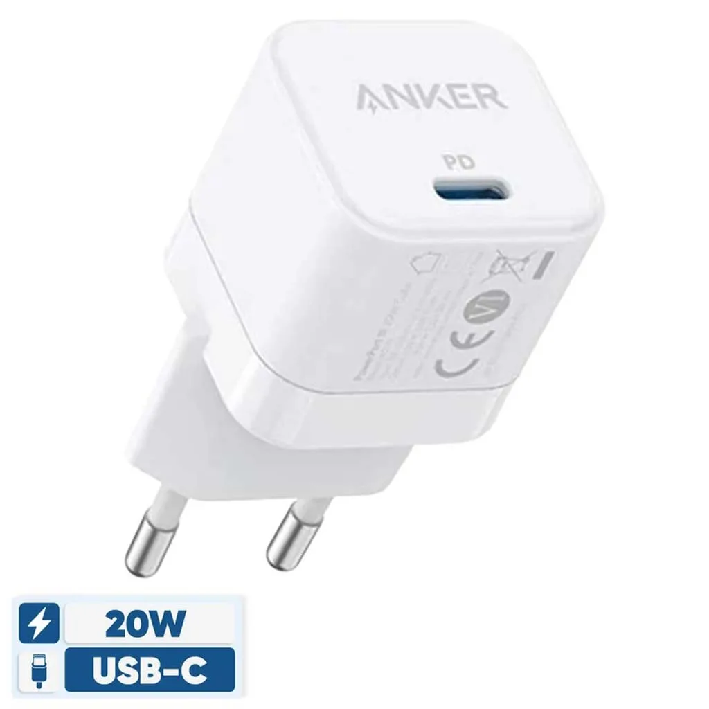 شارژر دیواری 20 وات انکر مدل PowerPort III A2149 Cube2