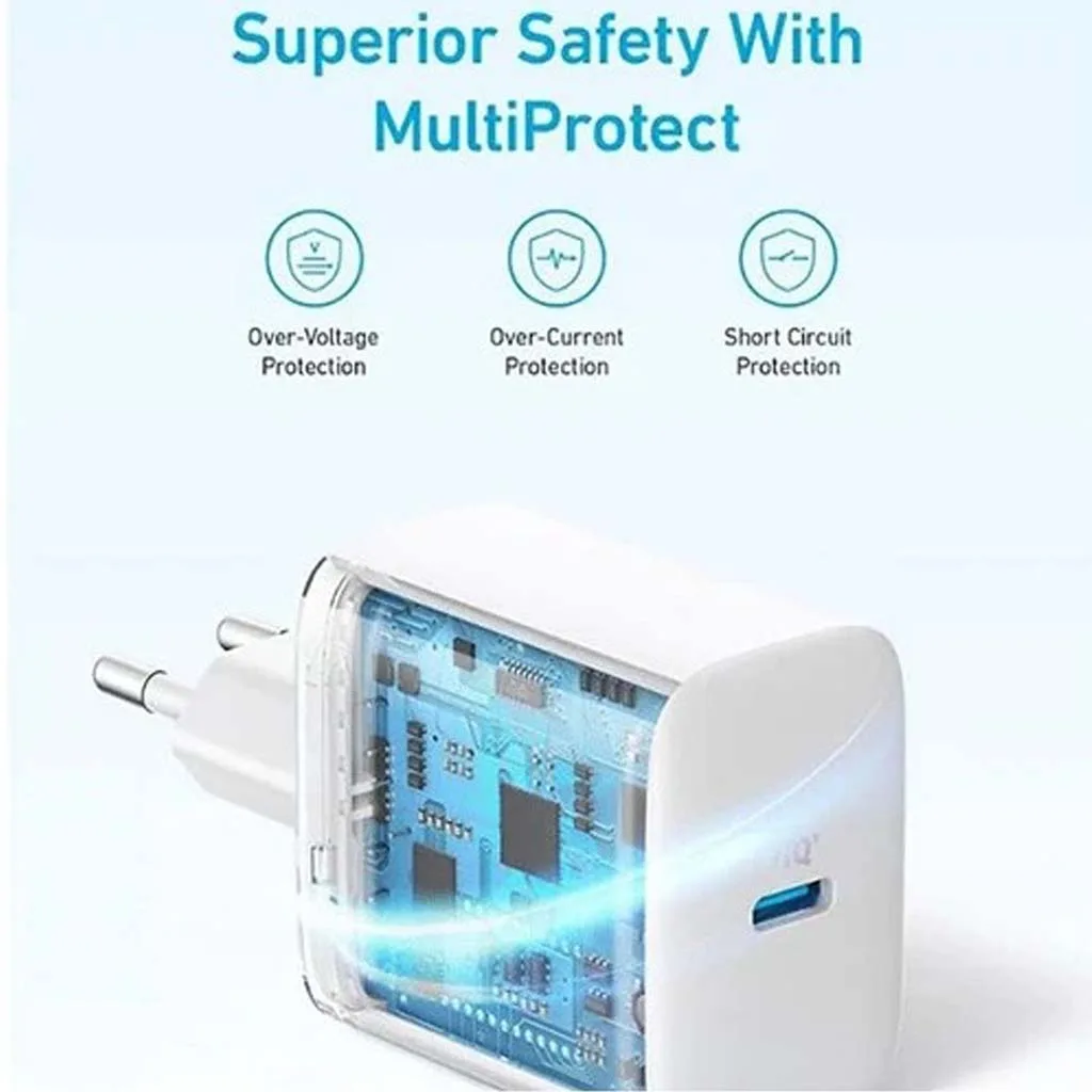 شارژر فست 20 وات انکر مدل Select Charger A2347
