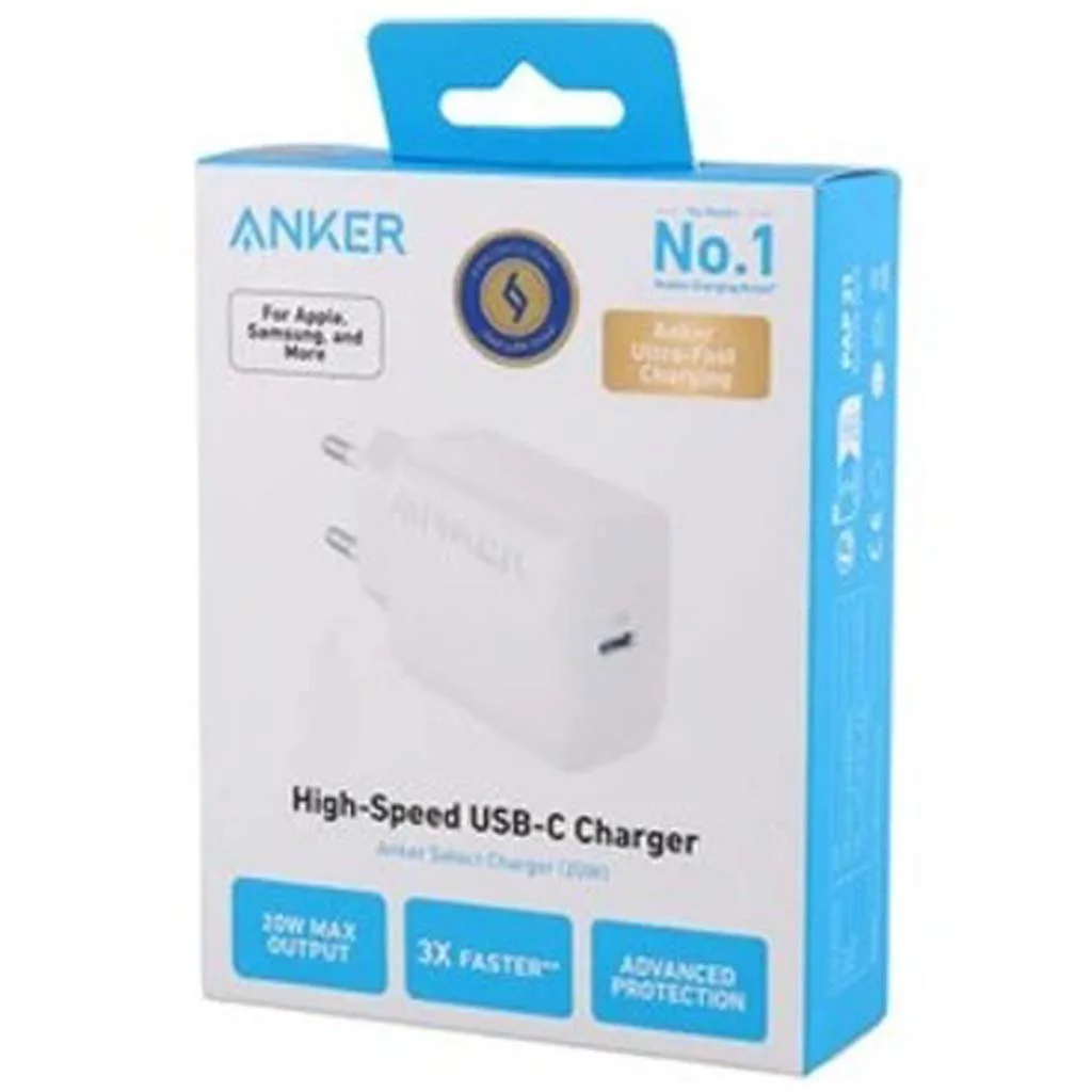 شارژر فست 20 وات انکر مدل Select Charger A2347