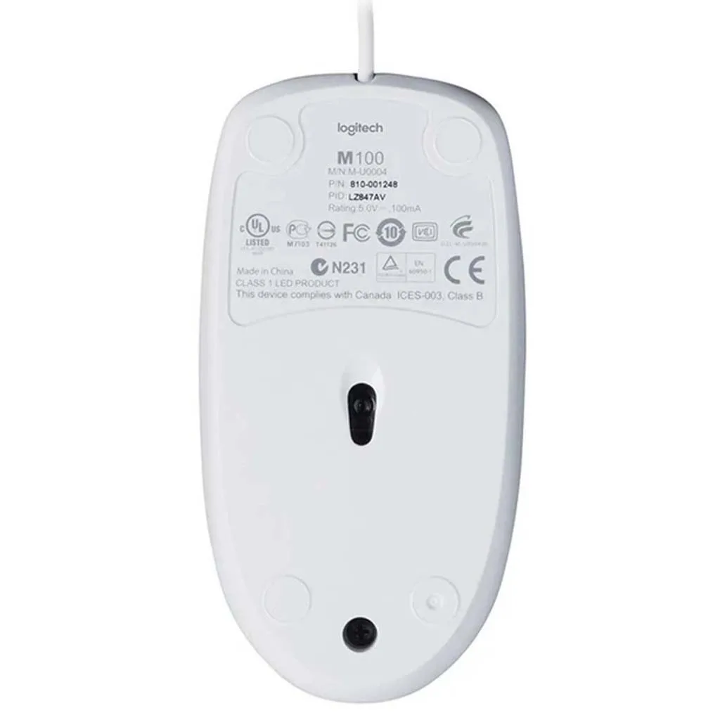 ماوس باسیم لاجیتک مدل M100