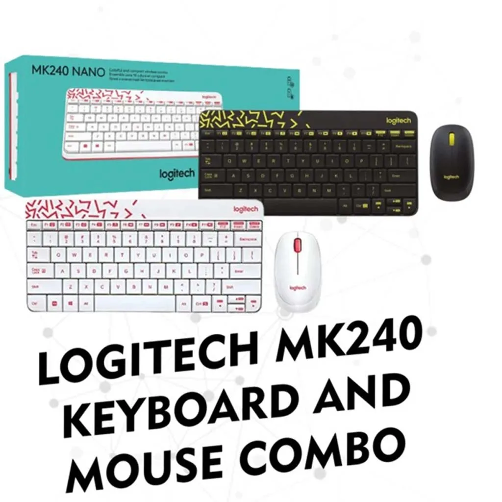 کیبورد و ماوس بی‌سیم لاجیتک مدل MK240