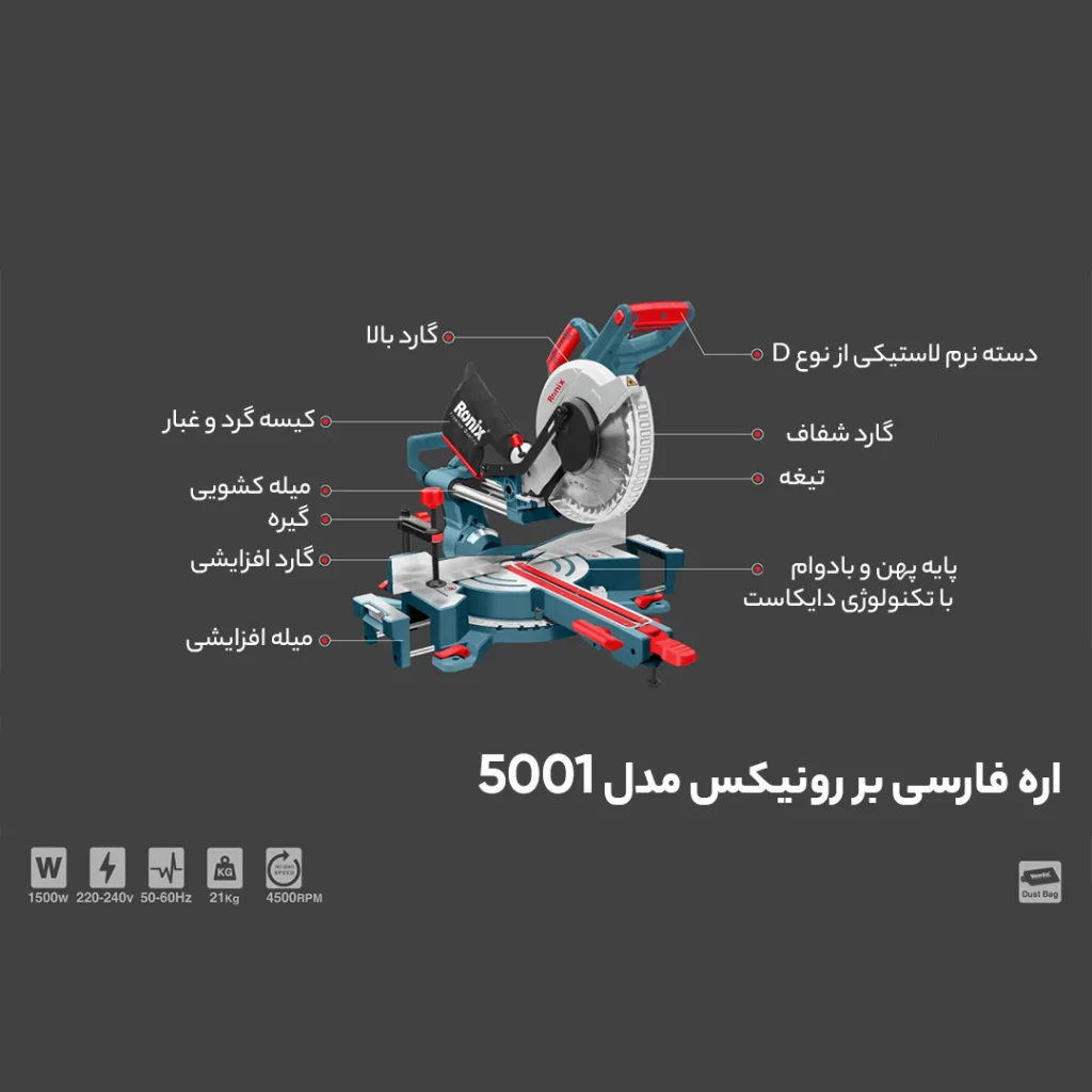 اره فارسی بر رونیکس مدل 5001