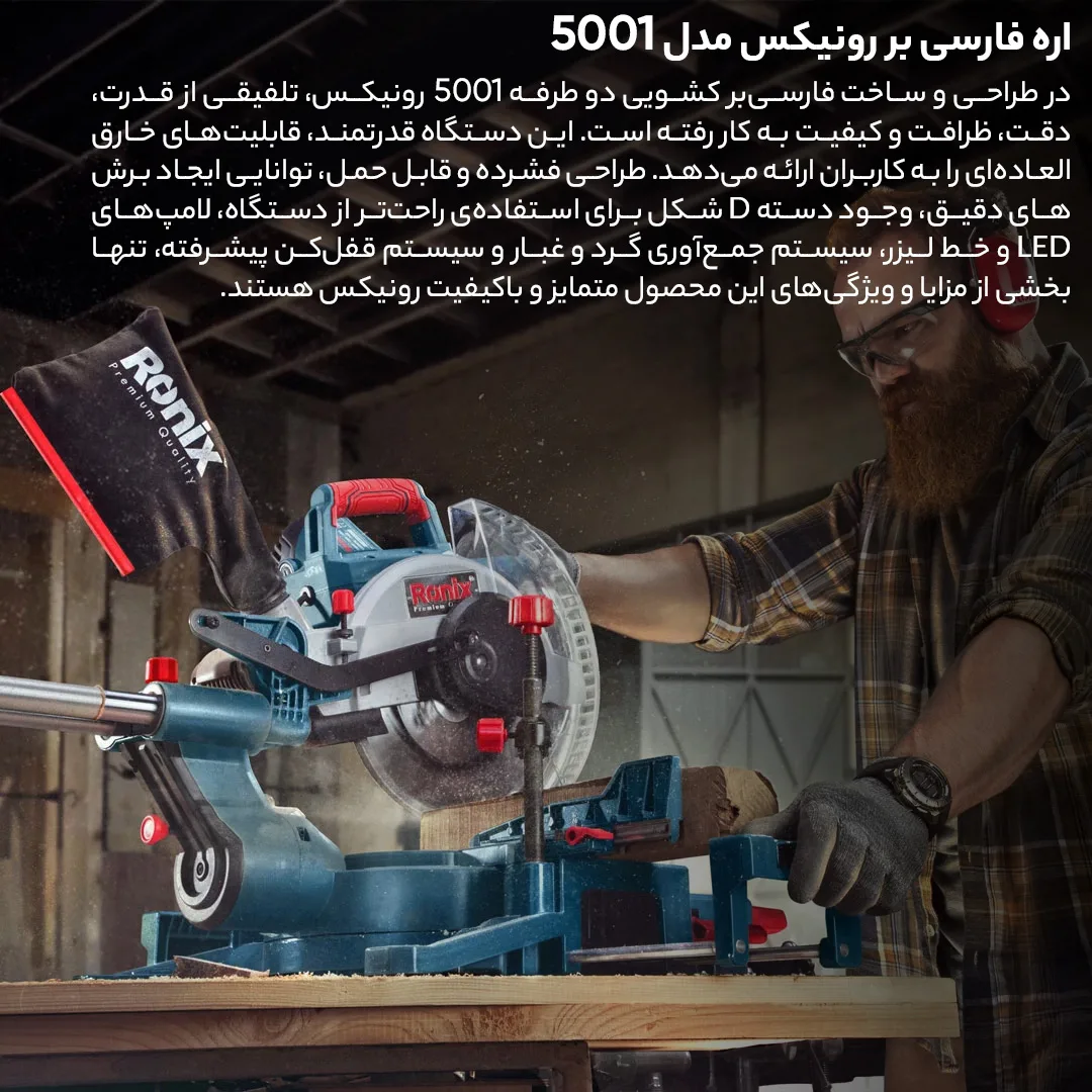 اره فارسی بر رونیکس مدل 5001