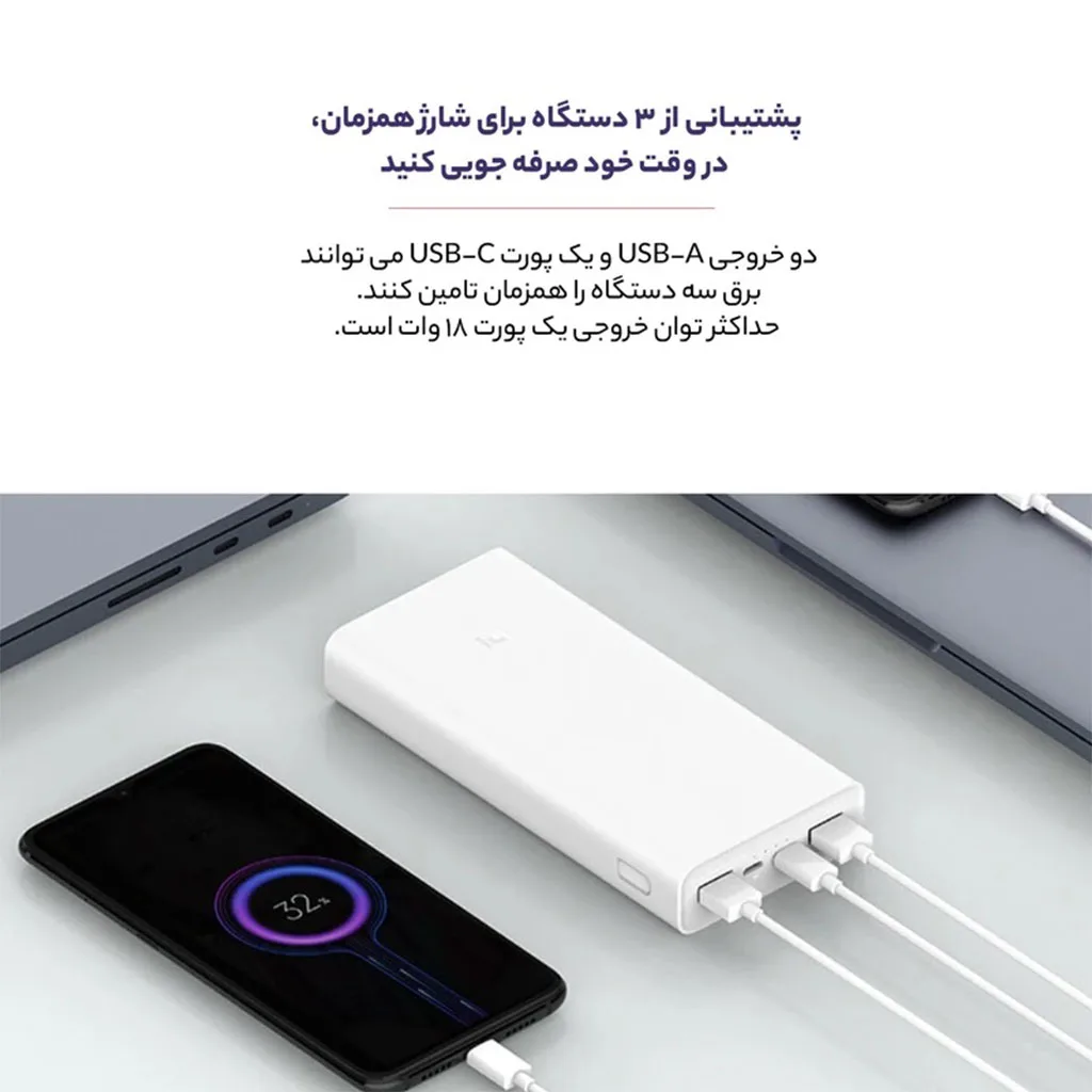 پاوربانک شیائومی مدل PLM18ZM