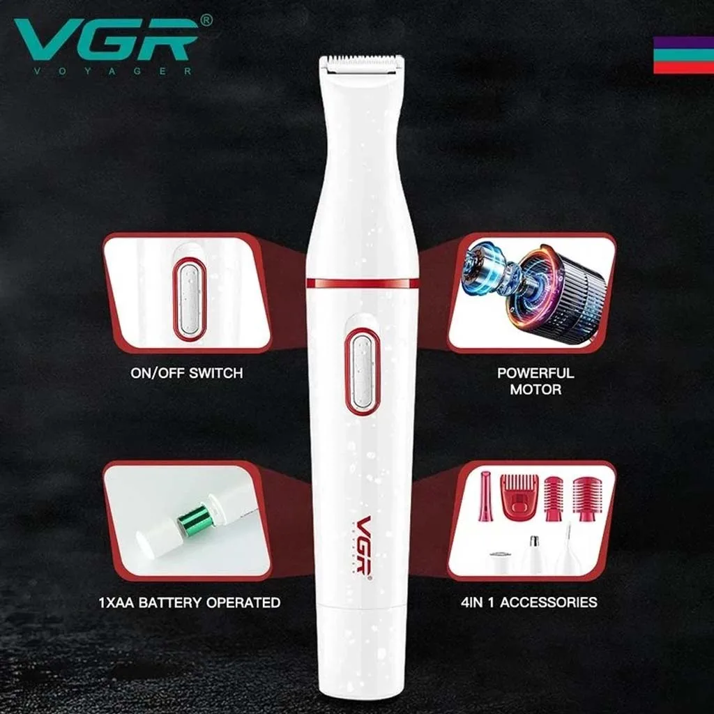اپیلاتور وی جی ار مدل LADY TRIMMER SET