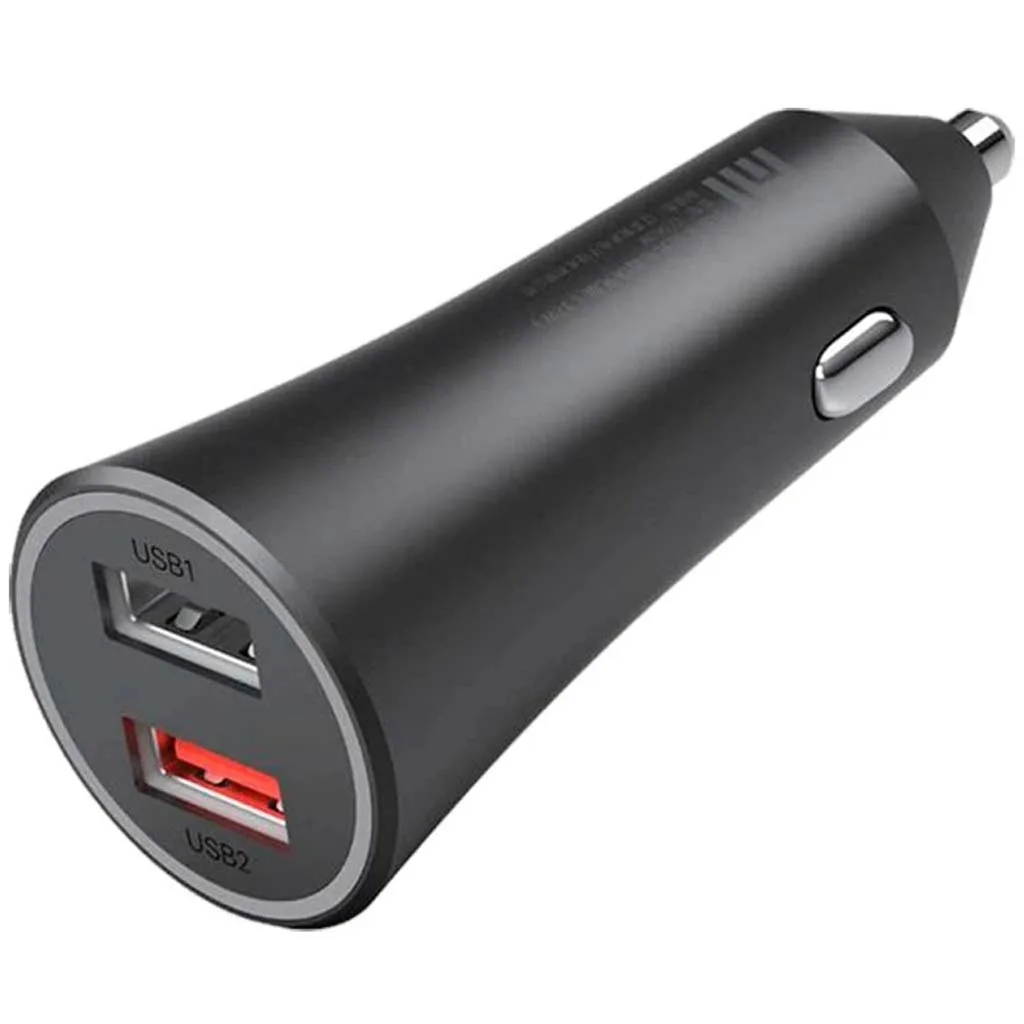 شارژر فندکی فست 37 وات شیائومی مدل Mi 37w dual-port car charger
