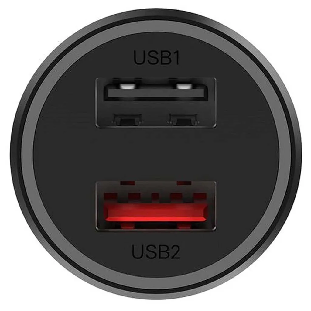 شارژر فندکی فست 37 وات شیائومی مدل Mi 37w dual-port car charger