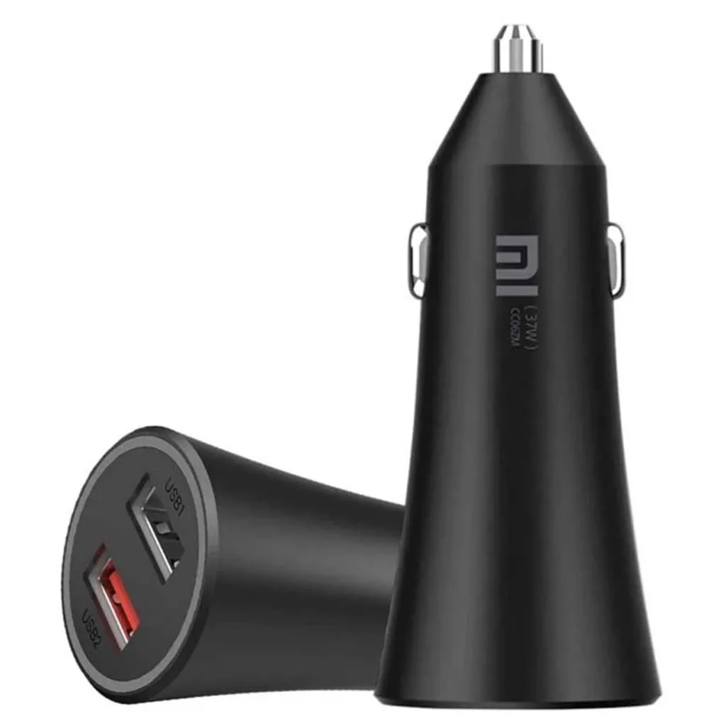 شارژر فندکی فست 37 وات شیائومی مدل Mi 37w dual-port car charger