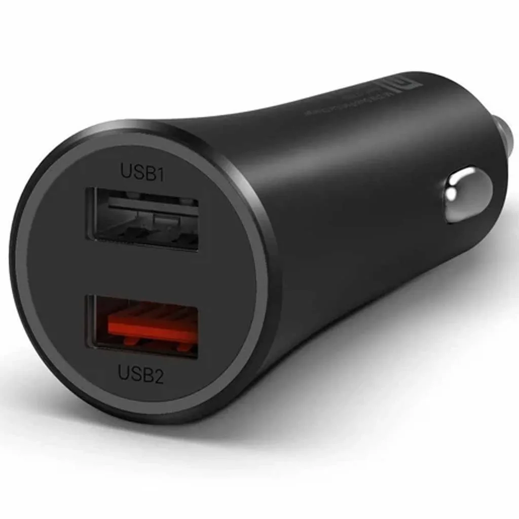 شارژر فندکی فست 37 وات شیائومی مدل Mi 37w dual-port car charger