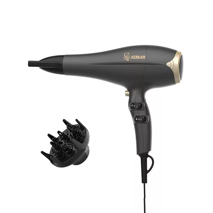 سشوار حرفه‌ای 2400 وات آتمن مدل BY-538