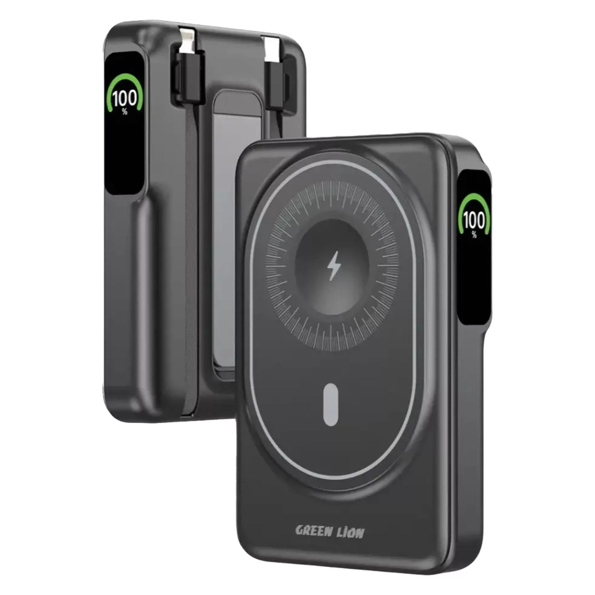 پاور بانک گرین لاین مدل مگ سیف مگ ویژن ظرفیت ۱۰ هزار میلی آمپر ساعت