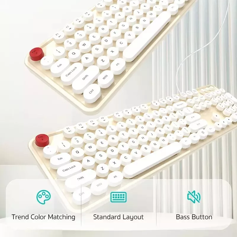 کیبورد سیمی کوتتسی مدل 84018