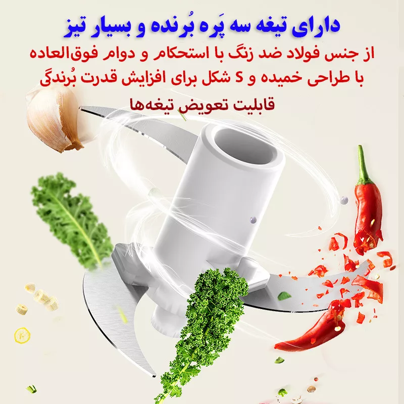 خردکن 0.35 لیتری مدل شارژی کد My-01