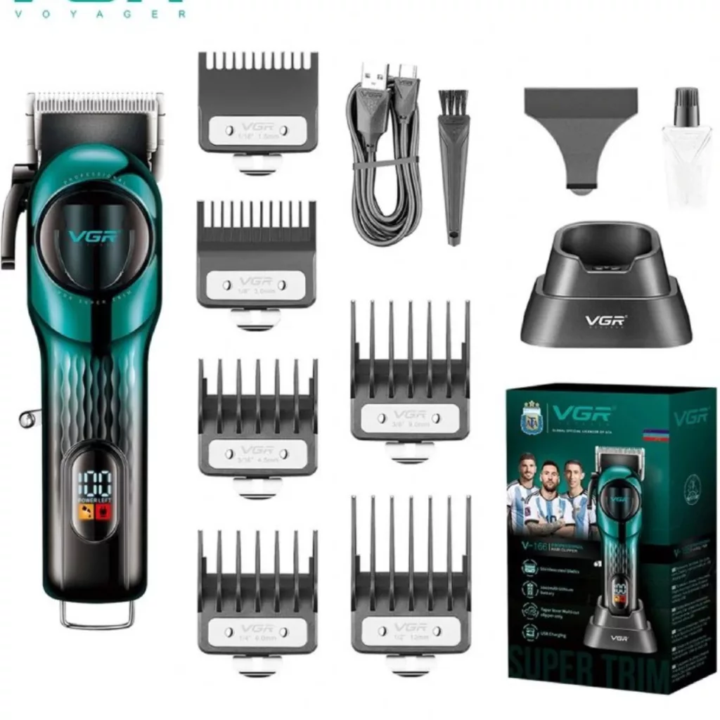 ماشین اصلاح موی سر و صورت وی جی ار مدل v-166