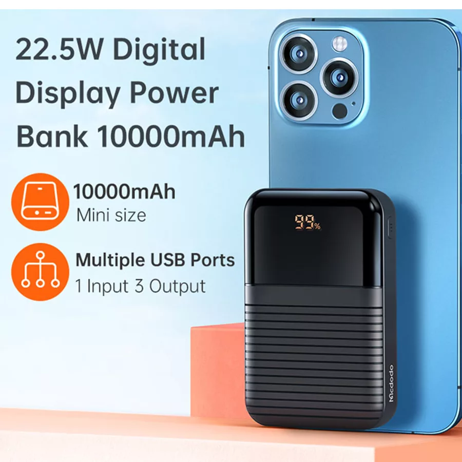 پاوربانک مک دودو مدل CM-5851 ظرفیت 10000 میلی آمپر