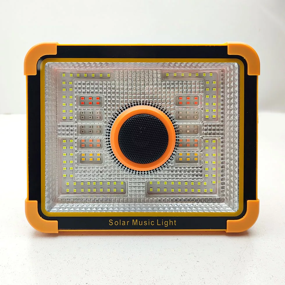 اسپیکر بلوتوثی قابل حمل مدل سولار طرح پروژکتور رقص نور