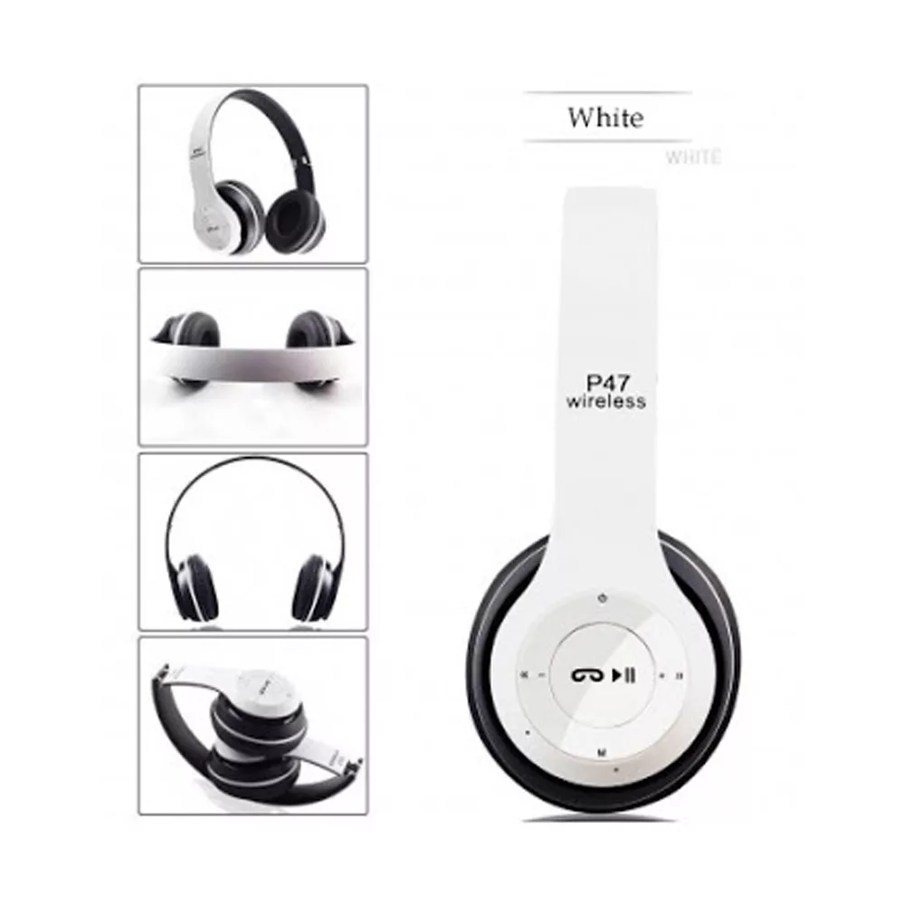 هدفون بی سیم بلوتوث مدل P47-5.0+EDR کد 6989532512530