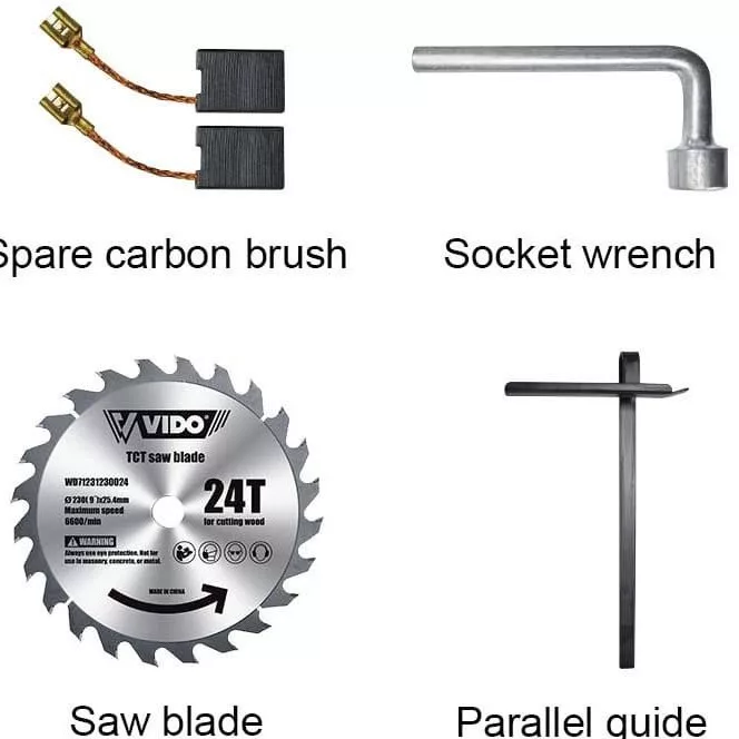 اره دیسکی ویدو مدل WD011210235