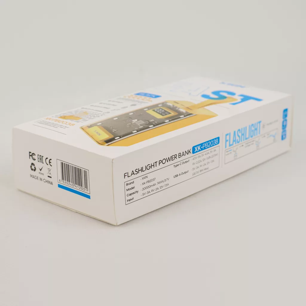 پاوربانک ایکس کین مدل XK-PB2038  ظرفیت 20000 میلی امپر ساعت