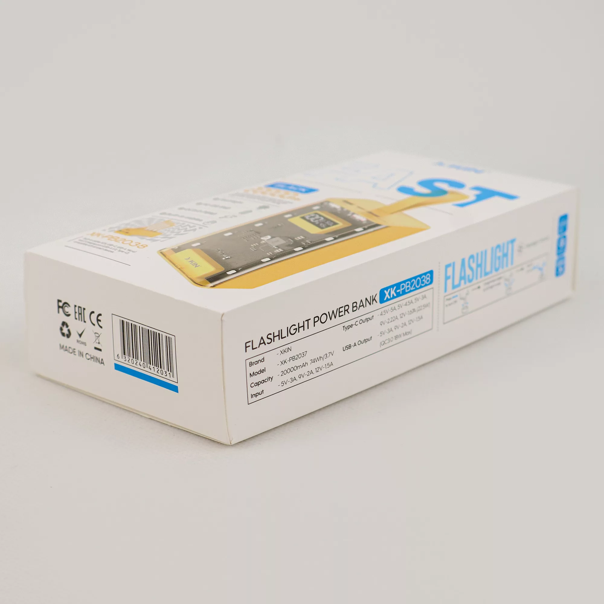 پاوربانک ایکس کین مدل XK-PB2038  ظرفیت 20000 میلی امپر ساعت