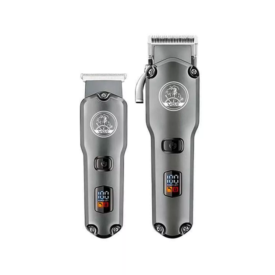 ماشین اصلاح موی سر و صورت وی جی ار مدل 675 مجموعه 2 عددی