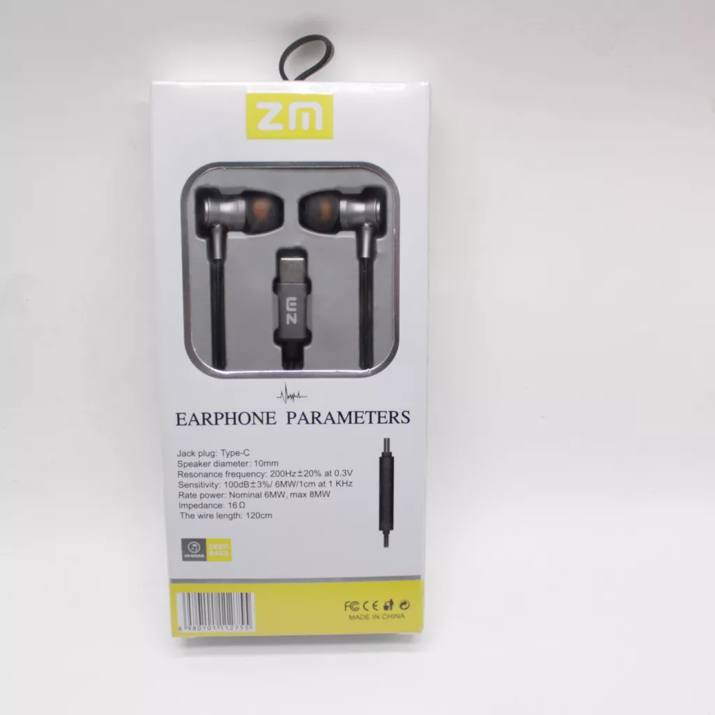 هندزفری زد ام مدل zm-003 type c