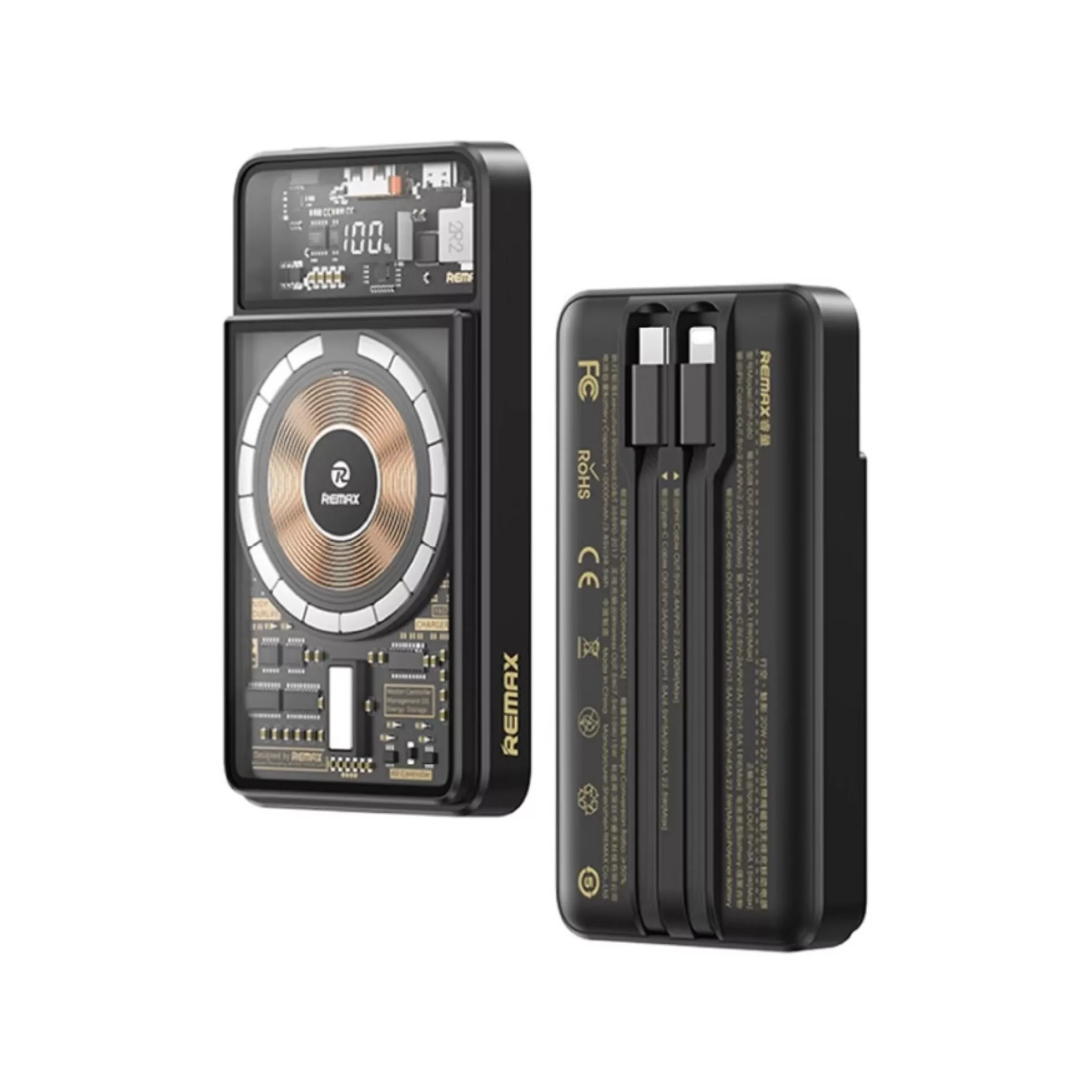 پاوربانک ریمکس مدل rp580 ظرفیت 10000 میلی آمپر ساعت