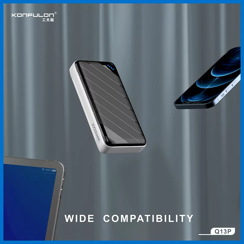 پاوربانک کانفلون مدل Q13P ظرفیت 20000 میلی آمپر ساعت