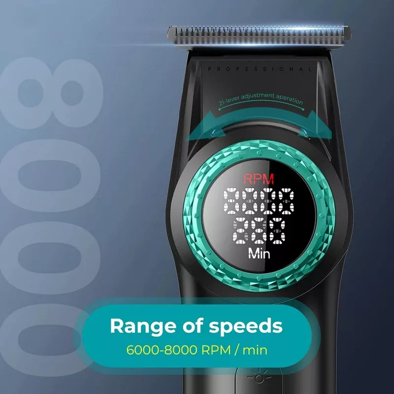 ماشین اصلاح موی سر و صورت شارژی وی جی ار مدل V-977 بسته دو عددی