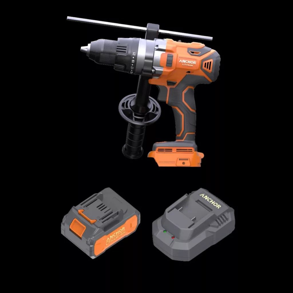 دریل چکشی شارژی آنکور مدل DCE2