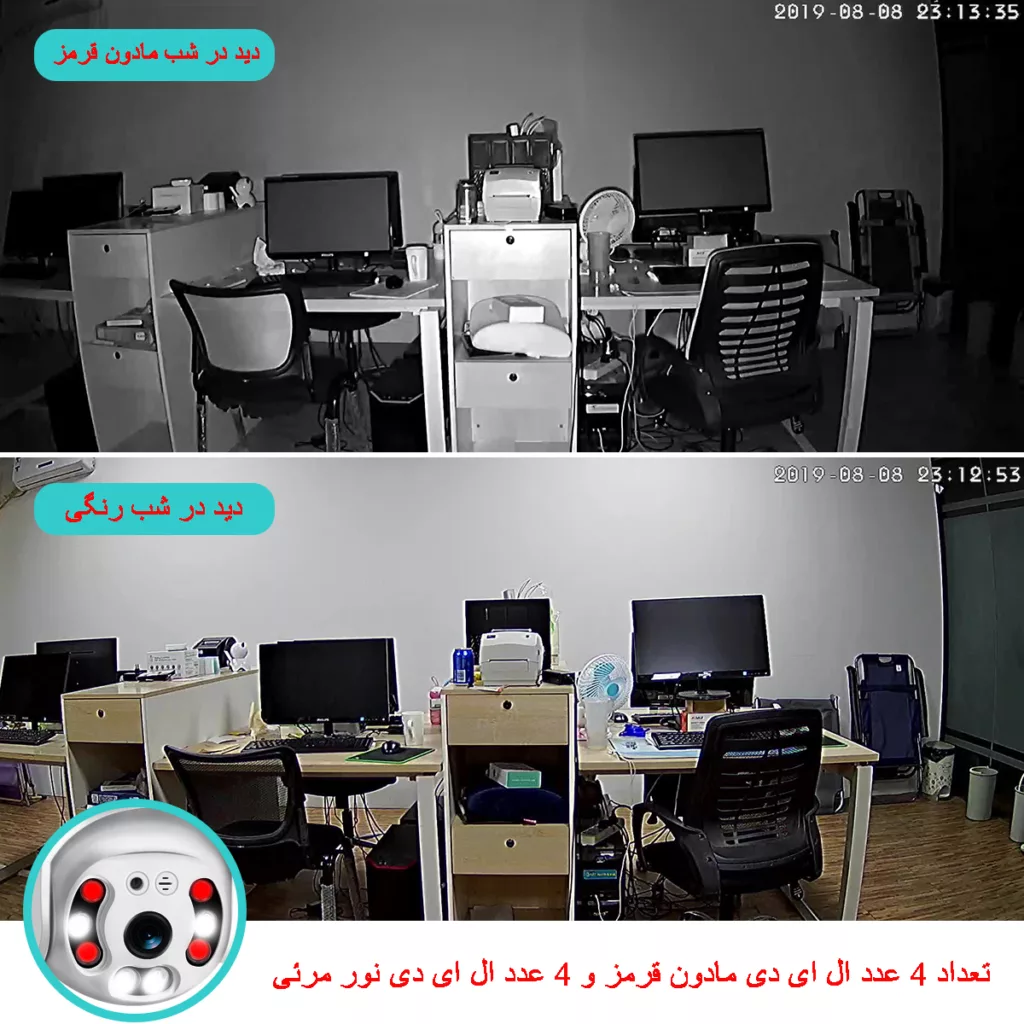 دوربین مداربسته هوشمند تحت شبکه مدل V380-Y08-2MP