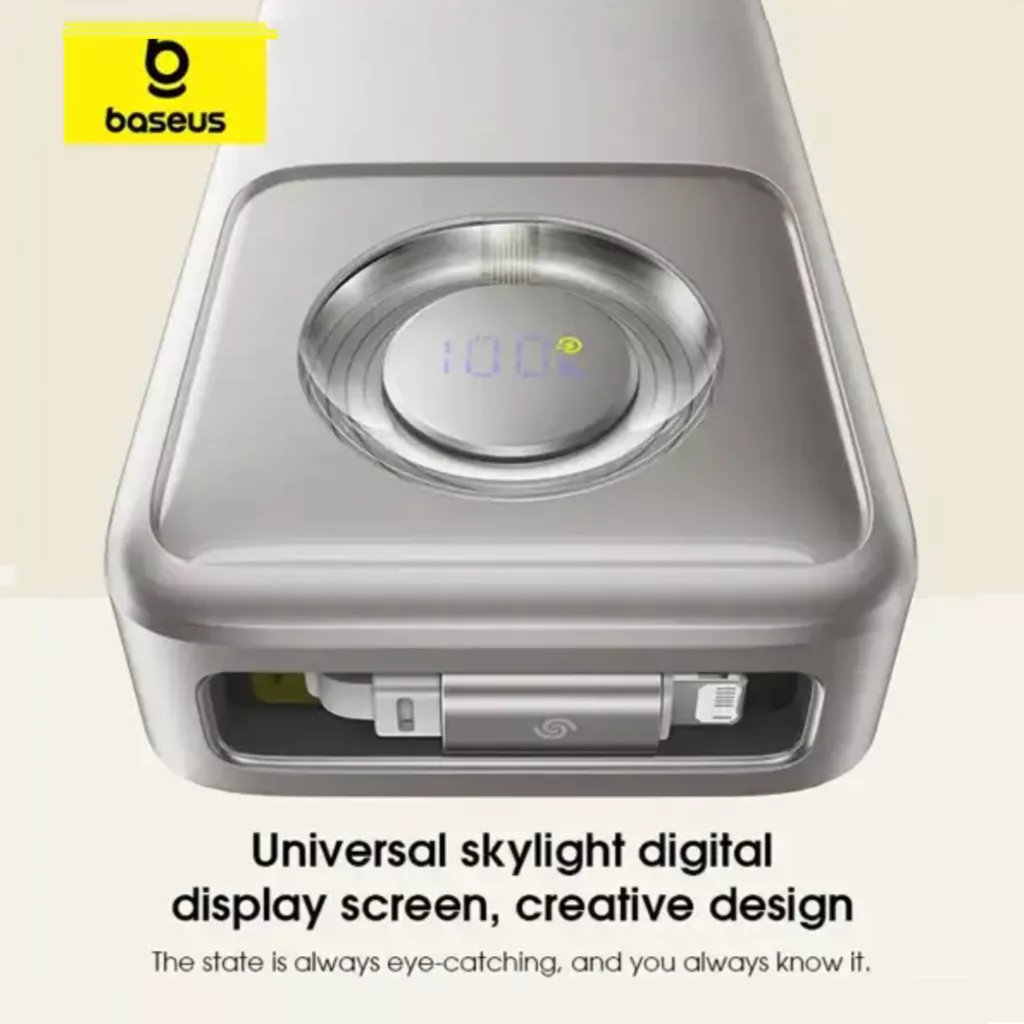 پاوربانک بیسوس مدل NOMOS 30W ظرفیت 20000 میلی آمپر ساعت