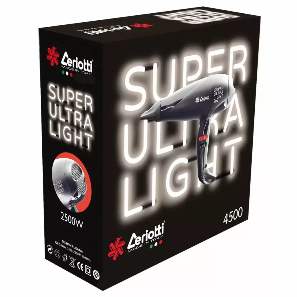 سشوار حرفه ای سریوتی مدل Super Ultra Light 4500