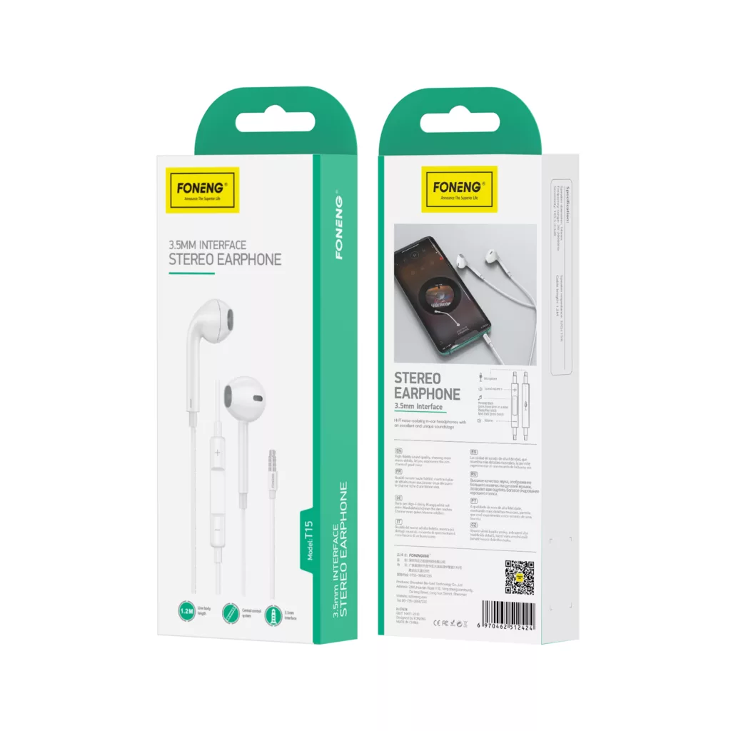 هنذفری فوننگ مدل تی 15