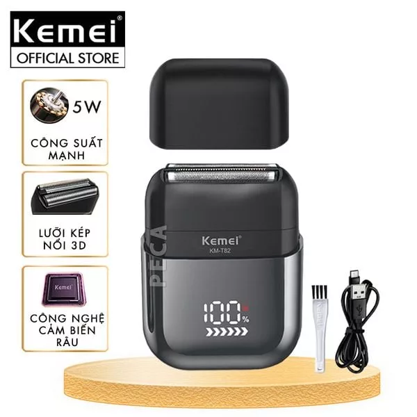 ماشین اصلاح موی صورت شارژی کیمی مدل KM-T82