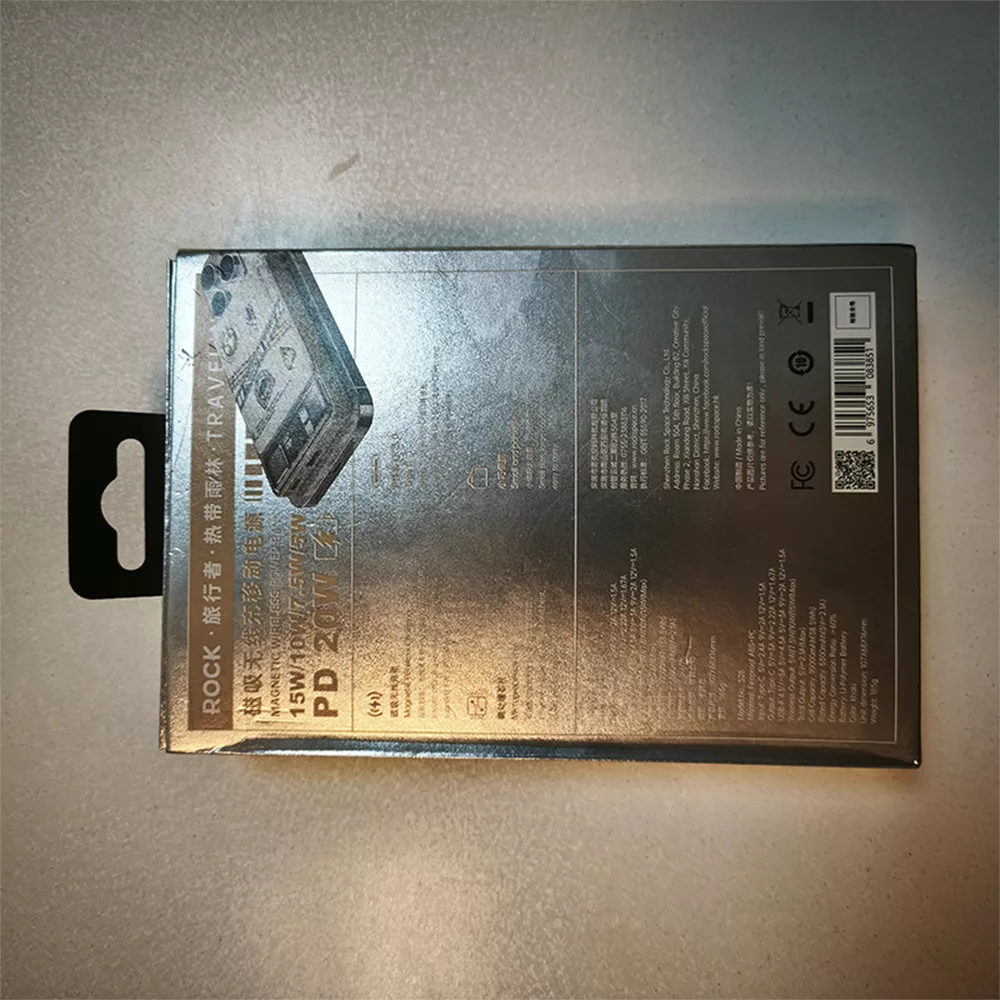 پاوربانک راک مدل S28 ظرفیت 10000 میلی آمپر ساعت