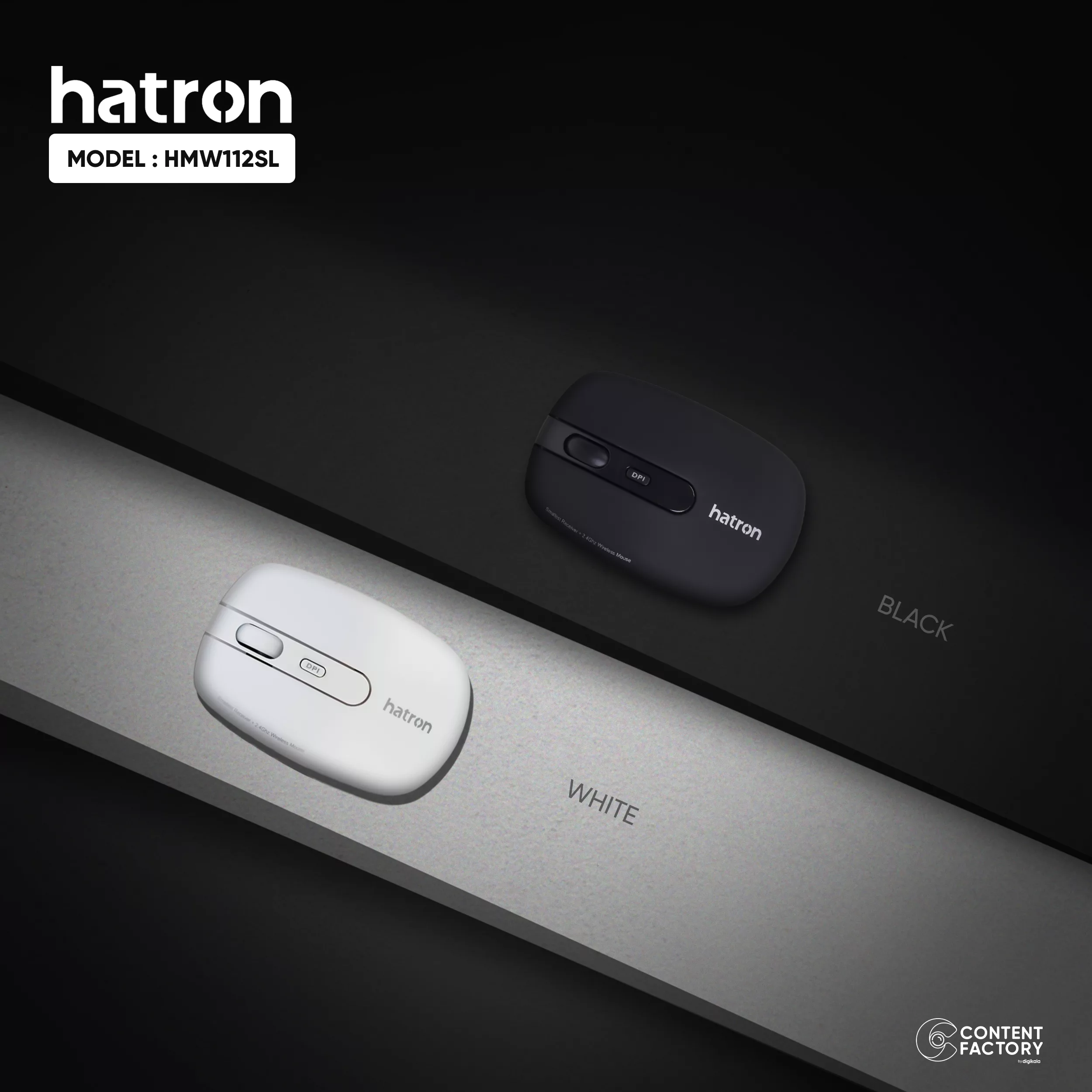 ماوس بی سیم هترون مدل HMW112SL