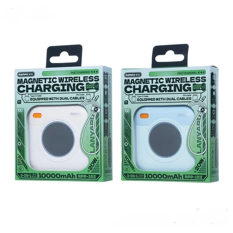 پاوربانک ریمکس مدل RPP-152 ظرفیت 10000 میلی آمپر ساعت