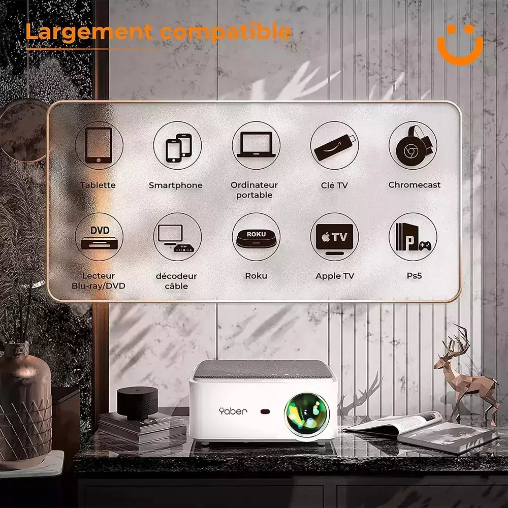 ویدئو پروژکتور یابر مدل V6