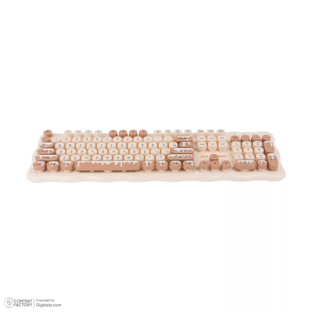 کیبورد و ماوس مافی مدل Ice Cream