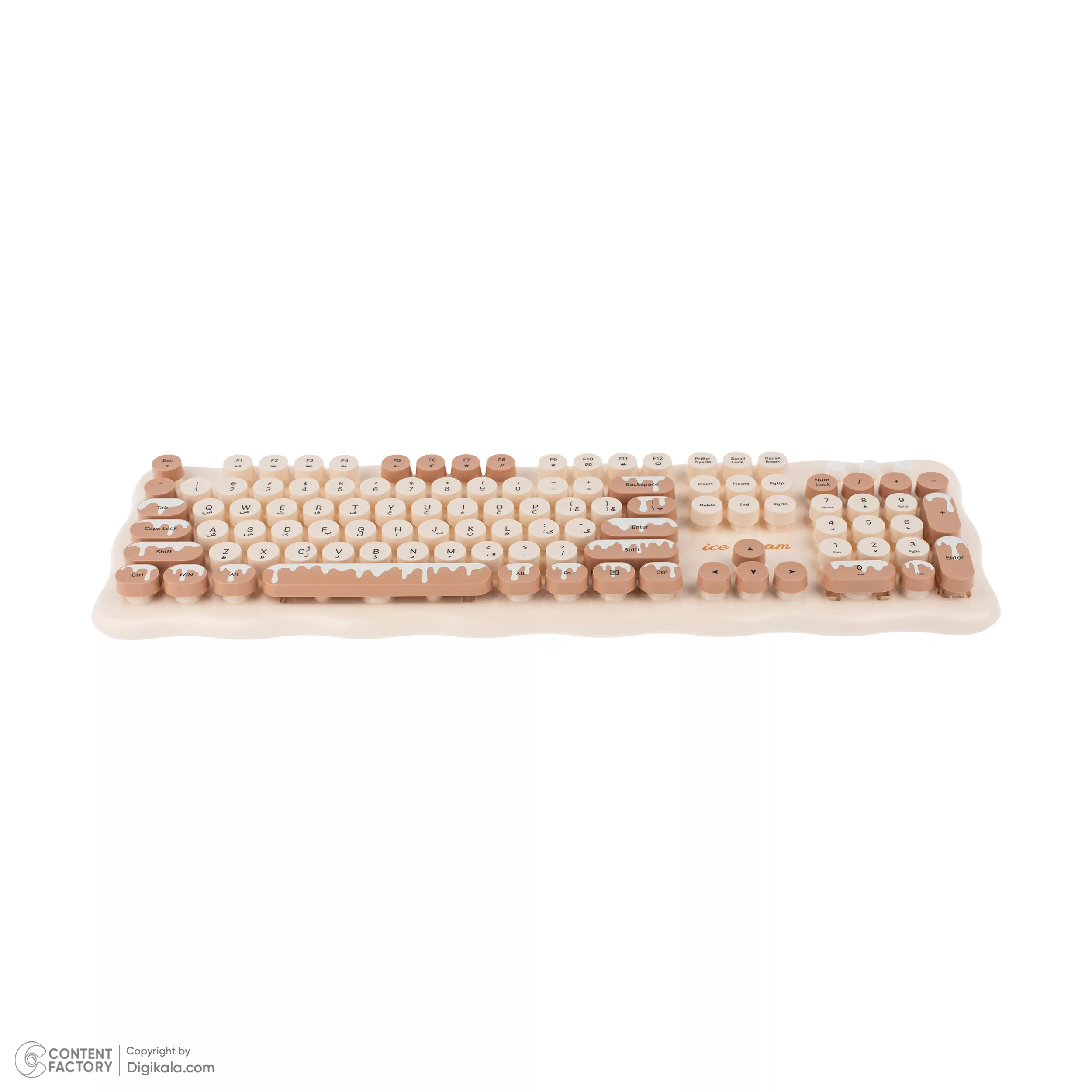 کیبورد و ماوس مافی مدل Ice Cream