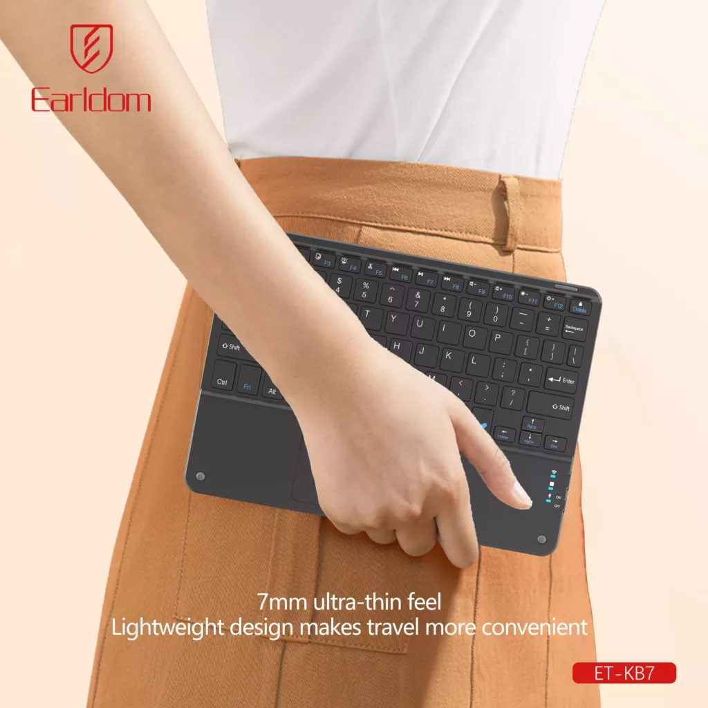 کیبورد بی سیم ارلدام مدل KB7