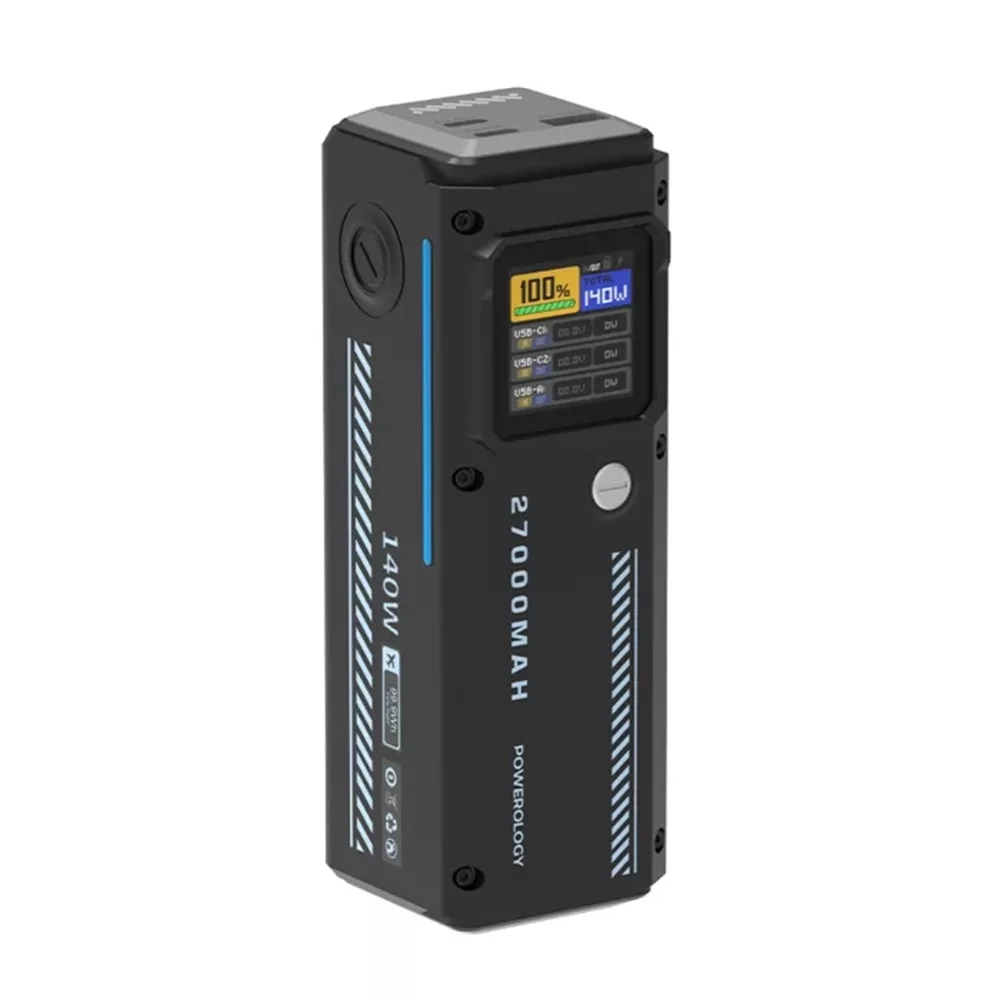 پاوربانک پاورولوجی مدل PPBCHA83 ظرفیت 27000 میلی آمپر ساعت