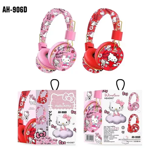 هدست بلوتوثی طرح Hello Kitty مدل AH-906D