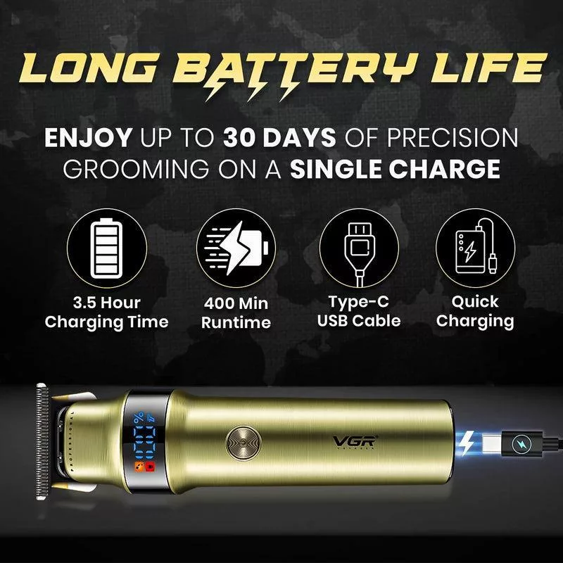 ماشین اصلاح موی سر و صورت وی جی ار مدل V-991