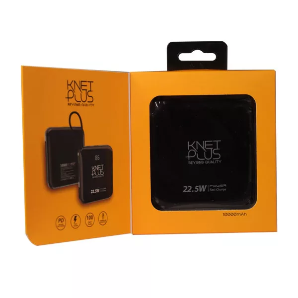 پاوربانک کی نت پلاس مدل KP-P41 ظرفیت 10000 میلی آمپر ساعت