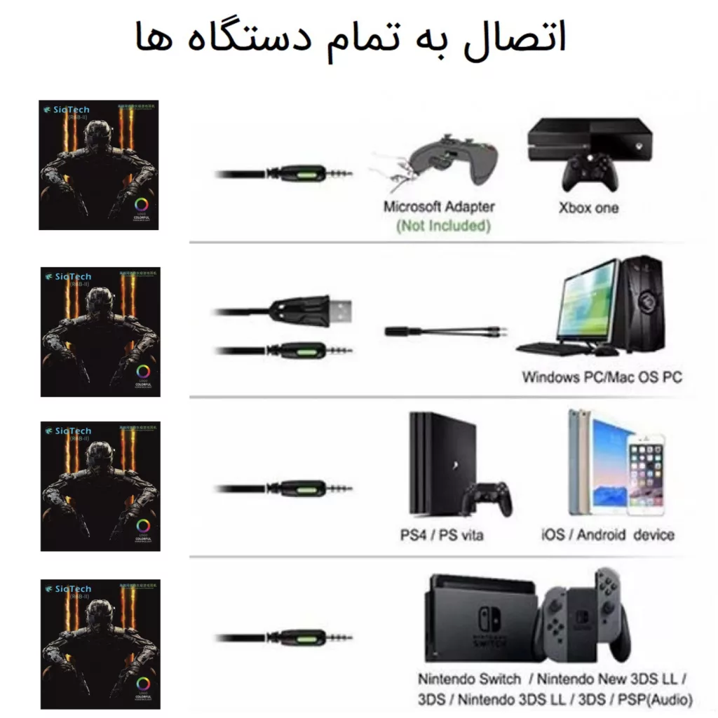 هدست مخصوص بازی سیوتک مدل X22